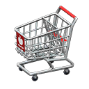 Animal Crossing Items Shopping cart Red Handle color