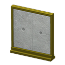 Animal Crossing Items Short simple panel Concrete Panel Gold