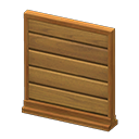 Animal Crossing Items Short simple panel Horizontal planks Panel Brown