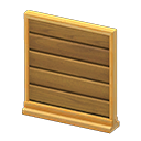 Animal Crossing Items Short simple panel Horizontal planks Panel Light brown