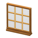 Animal Crossing Items Short simple panel Lattice Panel Brown