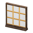 Animal Crossing Items Short simple panel Lattice Panel Dark brown