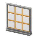 Animal Crossing Items Short simple panel Lattice Panel Gray