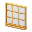 Animal Crossing Items Short simple panel Lattice Panel Light brown