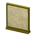 Animal Crossing Items Short simple panel Mud wall Panel Gold