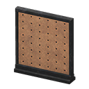 Animal Crossing Items Short simple panel Pegboard Panel Black