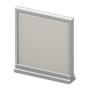 Animal Crossing Items Short simple panel Plain Panel Light gray