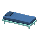 Animal Crossing Items Simple bed Blue Pillow and mattress color Blue