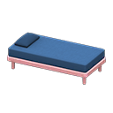 Animal Crossing Items Simple bed Blue Pillow and mattress color Pink