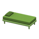 Animal Crossing Items Simple bed Green Pillow and mattress color Green