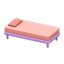 Animal Crossing Items Simple bed Pink Pillow and mattress color Purple