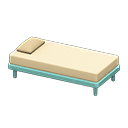 Animal Crossing Items Simple bed White Pillow and mattress color Blue