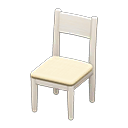 Animal Crossing Items Simple chair White Cushion color White