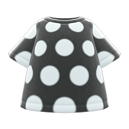 Animal Crossing Items Simple-dots Tee Black