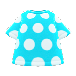 Animal Crossing Items Simple-dots Tee Light blue