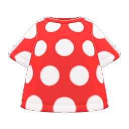 Animal Crossing Items Simple-dots Tee Red