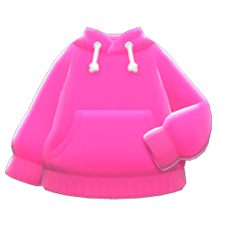 Animal Crossing Items Simple Parka Pink