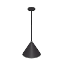 Animal Crossing Items Simple shaded lamp Black