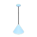 Animal Crossing Items Simple shaded lamp Blue