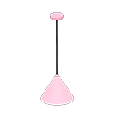 Animal Crossing Items Simple shaded lamp Pink