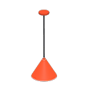 Animal Crossing Items Simple shaded lamp Red