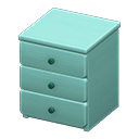 Animal Crossing Items Simple small dresser None Cloth Blue