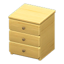 Animal Crossing Items Simple small dresser None Cloth Natural