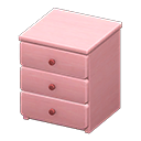 Animal Crossing Items Simple small dresser None Cloth Pink