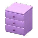 Animal Crossing Items Simple small dresser None Cloth Purple