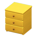 Animal Crossing Items Simple small dresser None Cloth Yellow