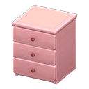 Animal Crossing Items Simple small dresser Pink Cloth Pink