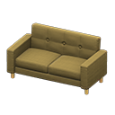 Animal Crossing Items Simple sofa Brown Fabric color Natural