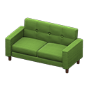 Animal Crossing Items Simple sofa Green Fabric color Brown