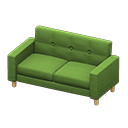 Animal Crossing Items Simple sofa Green Fabric color Natural