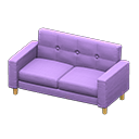 Animal Crossing Items Simple sofa Purple Fabric color Natural