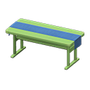 Animal Crossing Items Simple table Blue Cloth Green