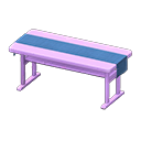 Animal Crossing Items Simple table Blue Cloth Purple