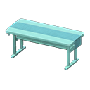 Animal Crossing Items Simple table Light blue Cloth Blue