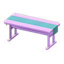 Animal Crossing Items Simple table Light blue Cloth Purple