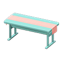 Animal Crossing Items Simple table Pink Cloth Blue