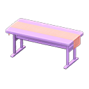 Animal Crossing Items Simple table Pink Cloth Purple