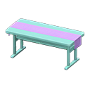 Animal Crossing Items Simple table Purple Cloth Blue