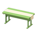 Animal Crossing Items Simple table White Cloth Green