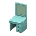 Animal Crossing Items Simple vanity Blue