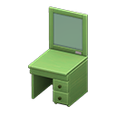 Animal Crossing Items Simple vanity Green