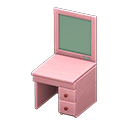 Animal Crossing Items Simple vanity Pink