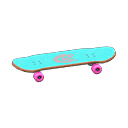 Animal Crossing Items Skateboard Animal Sticker Blue