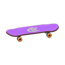 Animal Crossing Items Skateboard Animal Sticker Purple