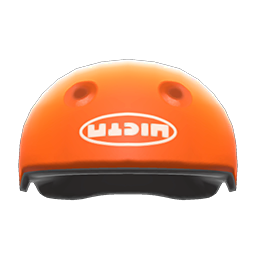 Animal Crossing Items Skateboarding Helmet Orange