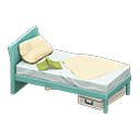 Animal Crossing Items Sloppy bed Beige Bedding color Light blue